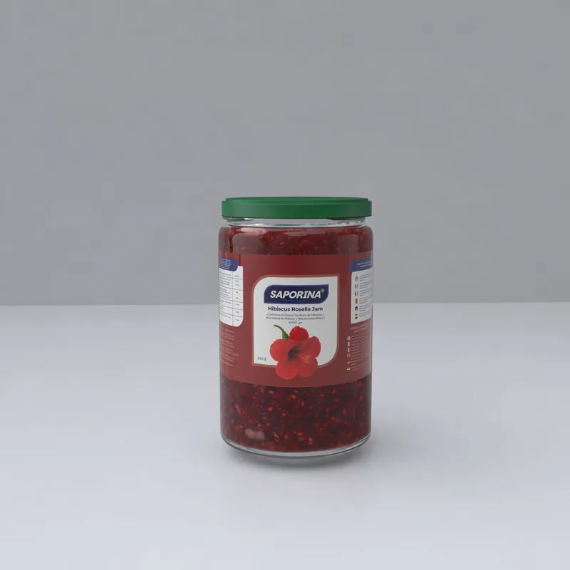 Hibiscus Jam Glass Jar 450g