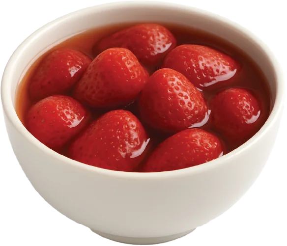 Saporina canned strawberries in light syrup — Canned Fruits in Syrup category