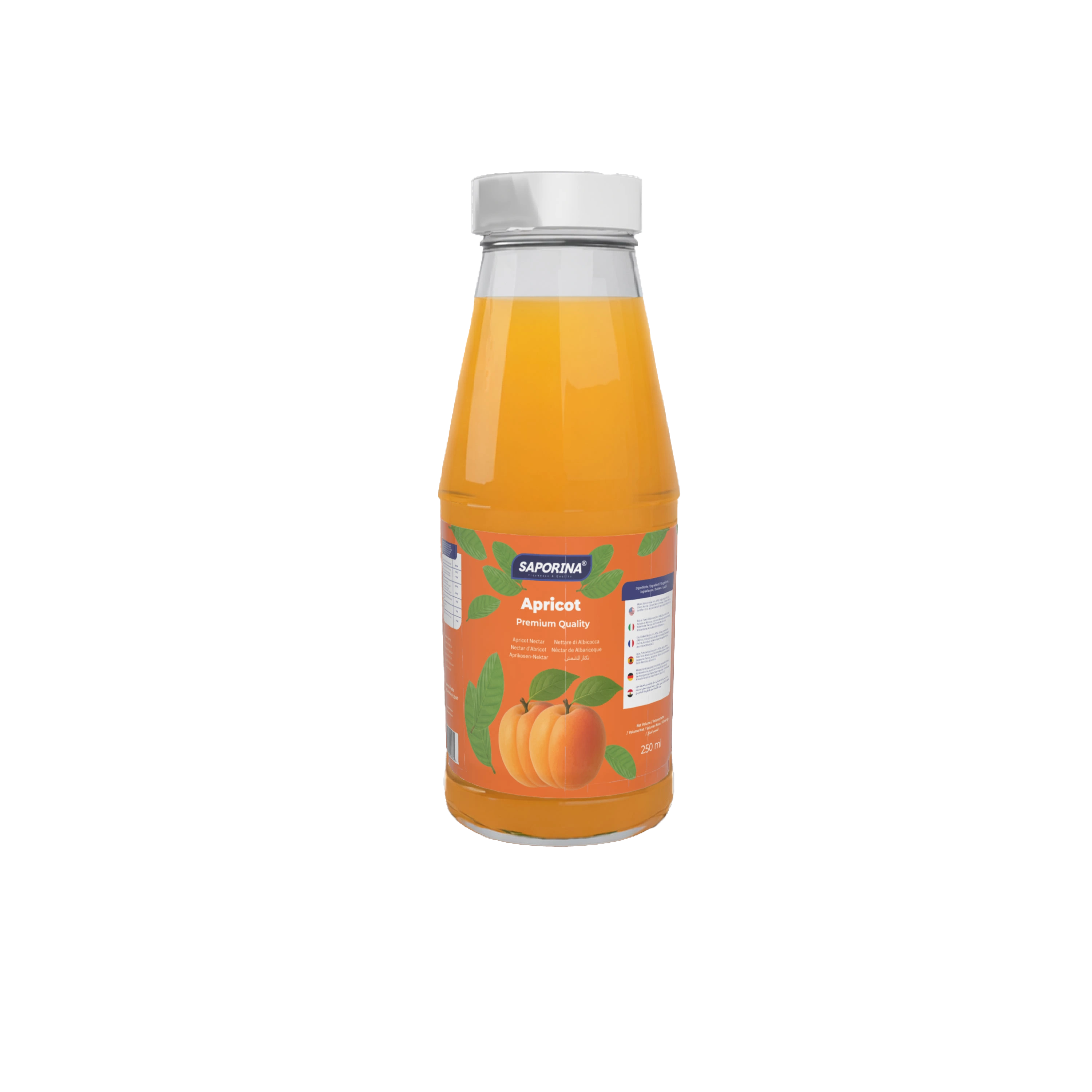 Apricot Nectar Glass Bottle