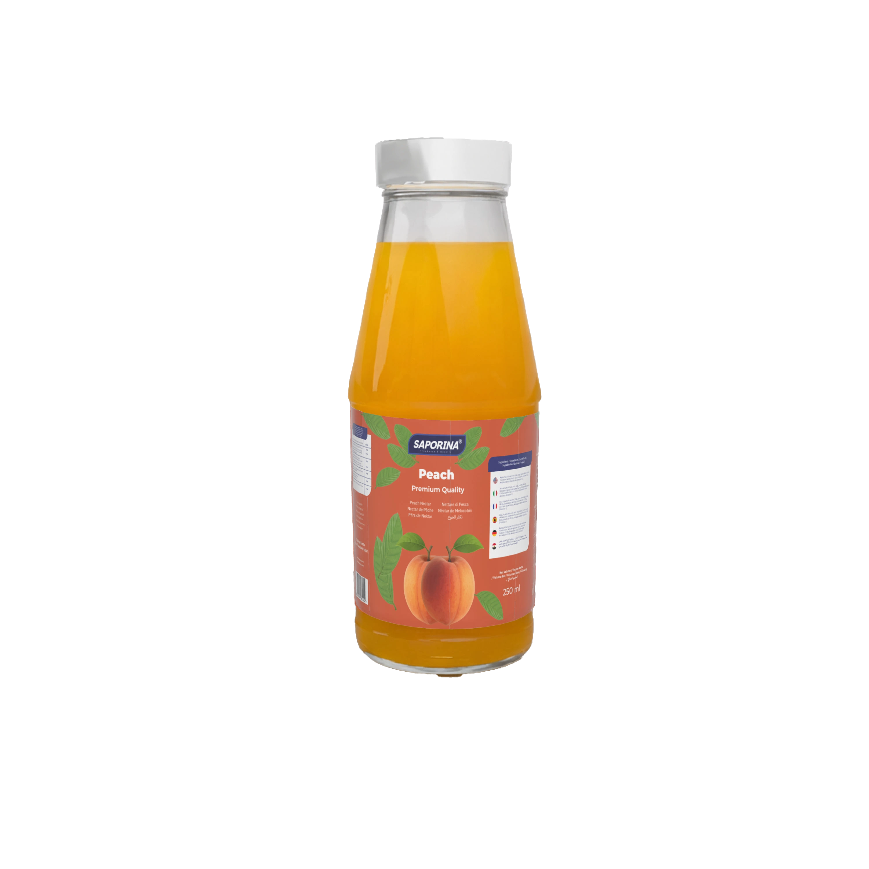 Peach Nectar Glass Bottle
