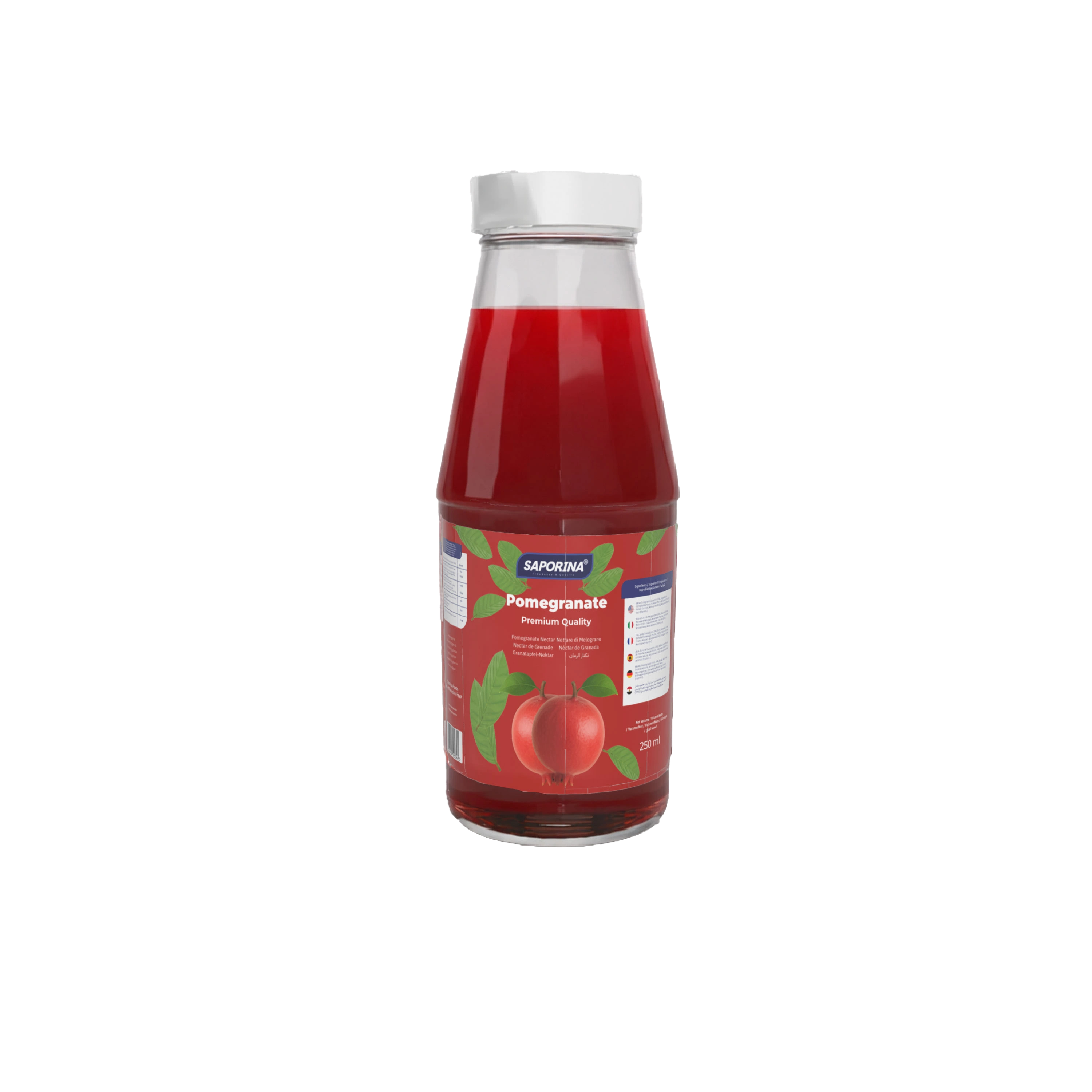 Pomegranate Nectar Glass Bottle