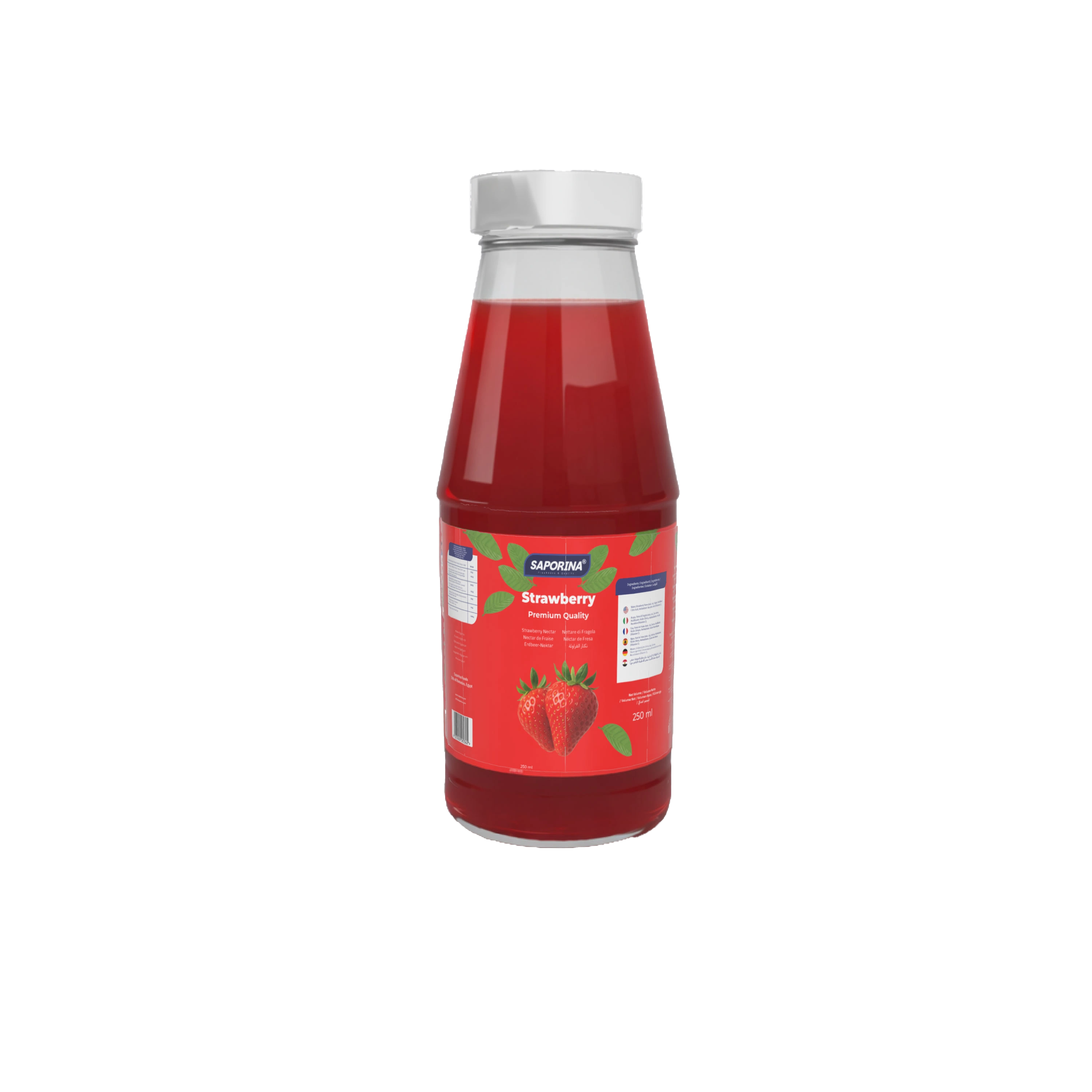 Strawberry Nectar Glass Bottle