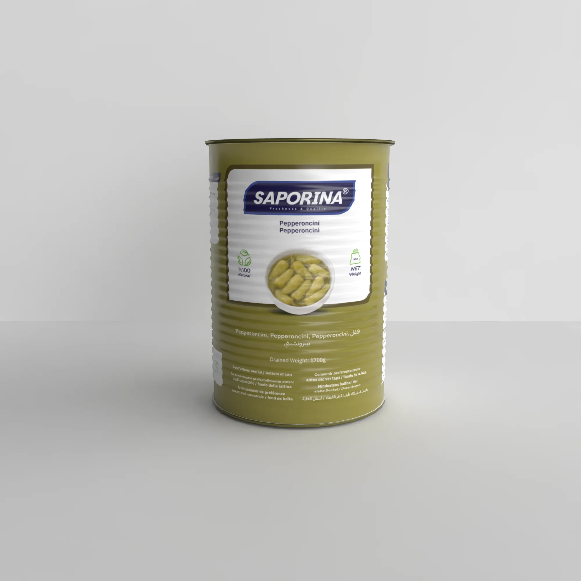 Pepperoncini Whole A12 Tin